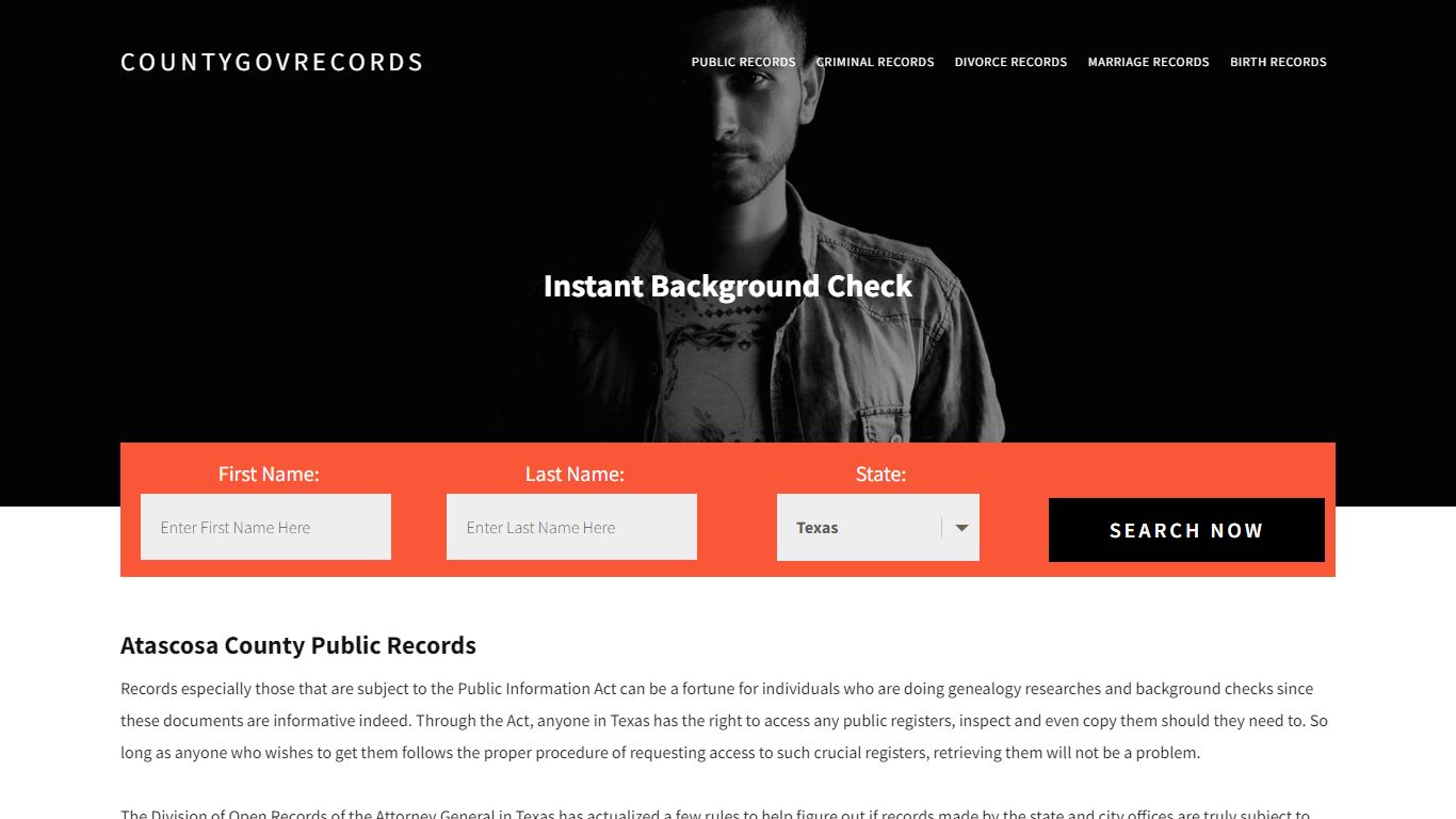 Atascosa County Public Records | Get Instant Reports On People